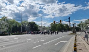 Протестиращи в подкрепа на българския лев блокираха кръстовището на Орлов мост в София